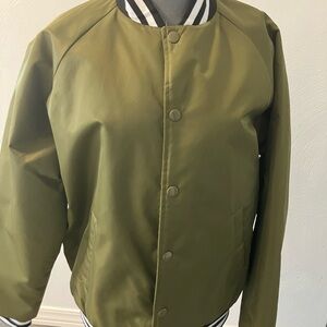 Olive Green Bomber Jacket